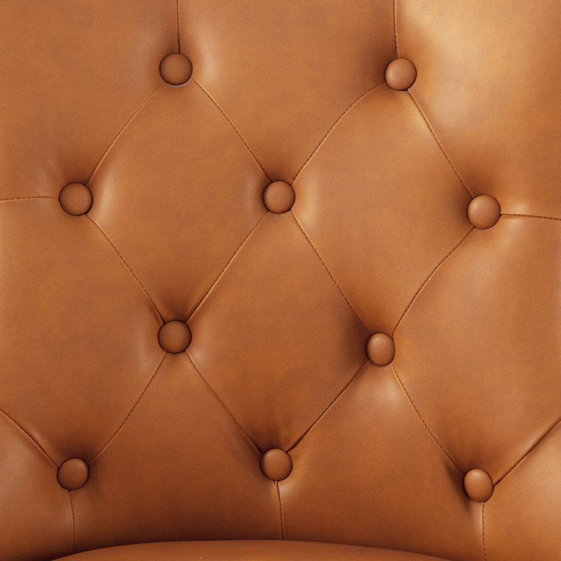 EUHUIMO Task Chair, Caramel Tan Leather