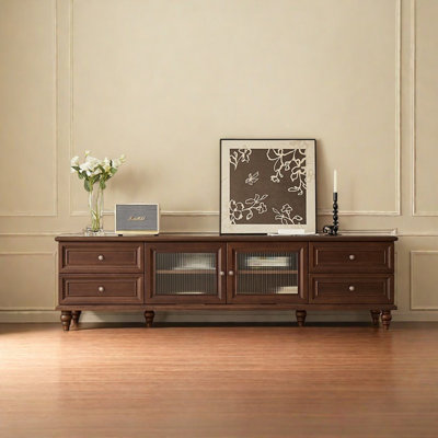 American style walnut TV cabinet