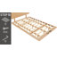 Lit plateforme en bambou Queen Size avec tête de lit et ports USB, cadre de lit flottant moderne avec support à lattes en bois, aucun sommier requis, lit gain de place pour chambre à coucher, chambre d'amis, dortoirs, marron.-1687089264-1687089279