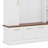 Farmhouse Hall Tree With Golden Hooks & Bench, Adjustable Shelves-1443834844