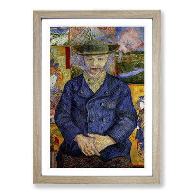 Portrait of Pecre Tanguy by Vincent Van Gogh - Framed Print