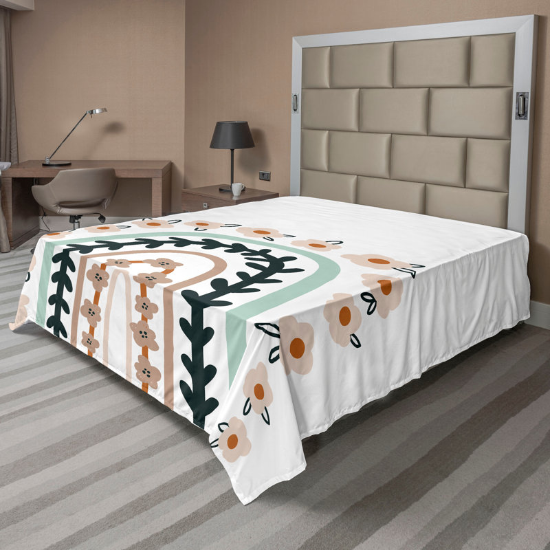 Drap plat Ambesonne, Drap plat pour très grand lit californien