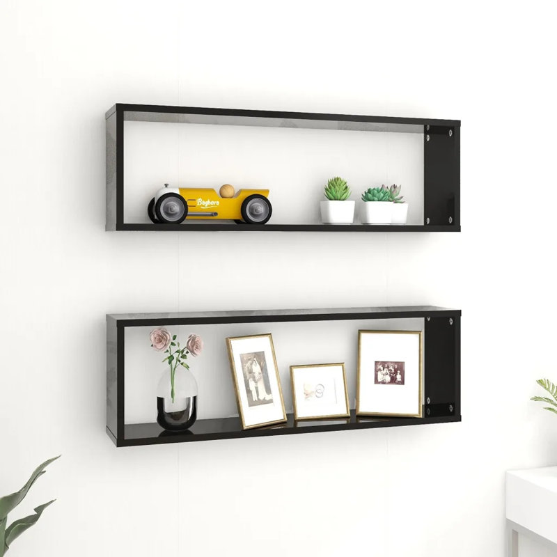 Glennora 2 Piece Cubby Shelf