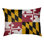 Coussin stylisé à l’drapeau maryland Burien