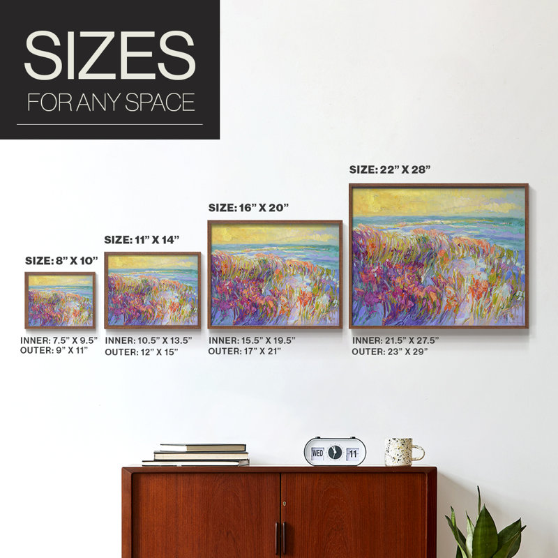 Summer Sanctuary -Framed Print - Restickable, Walnut, 22" H x 28" W