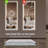 65*21in Led mirror full length,Frameless full-length mirror,Wall Mounted Mirror with Light,three-color changing light,Explosion-proof glass, high-definition imaging