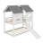 Twin Over Twin House Bunk Bed With Slide