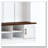 3-in-1 Hall Tree with 6 Hooks, Farmhouse Walnut Storage Bench with Adjustable Shelves-1083783696