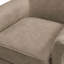 Fauteuil d'appoint pivotant en cuir Belmont-346162062
