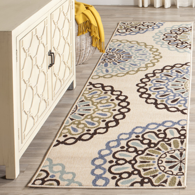 Centeno Veranda Performance Floral Indoor/Outdoor Area Rug, Runner 2'3" x 12'