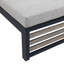 Chaise longue d'extérieur en teck Largo Pawni-997388009
