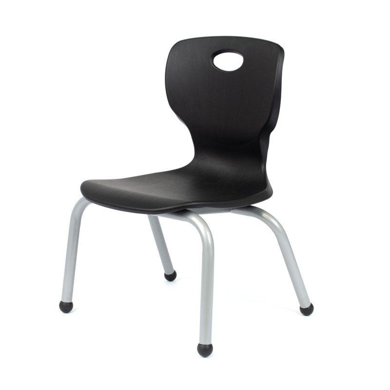 Chaise empilable School School, Noir