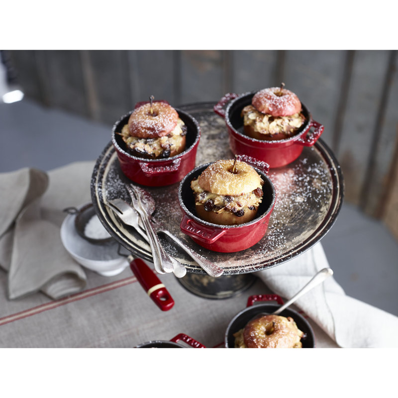 Mini cocotte ronde en fonte La Cocotte 250 ml, Cerisier