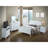 Durable Particle Board Casual Style White King Bed For Comfortable Relaxation