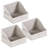 Ebern Designs 3 Pack Collapsible Trapezoid Storage Bins Bin-666502449