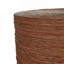 Table de bout en rotin tissé et en rotin
