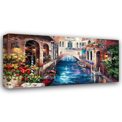 Art sur toile tendue Lark Manor ™ Lee, James, pont de Venise