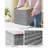 Storage Cubes, 11-Inch Non-Woven Fabric Bins With Double Handles, Set Of 6, Closet Organizers For Shelves, Foldable, For Clothes, Cattail Gray-119337906