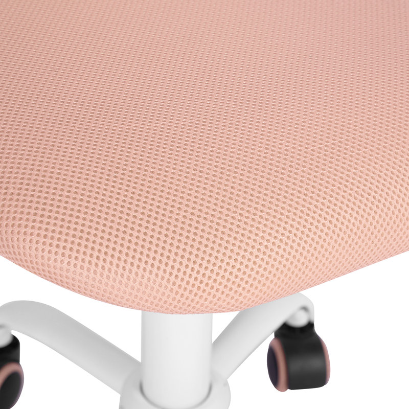 Mesh Office Chair, Light Pink