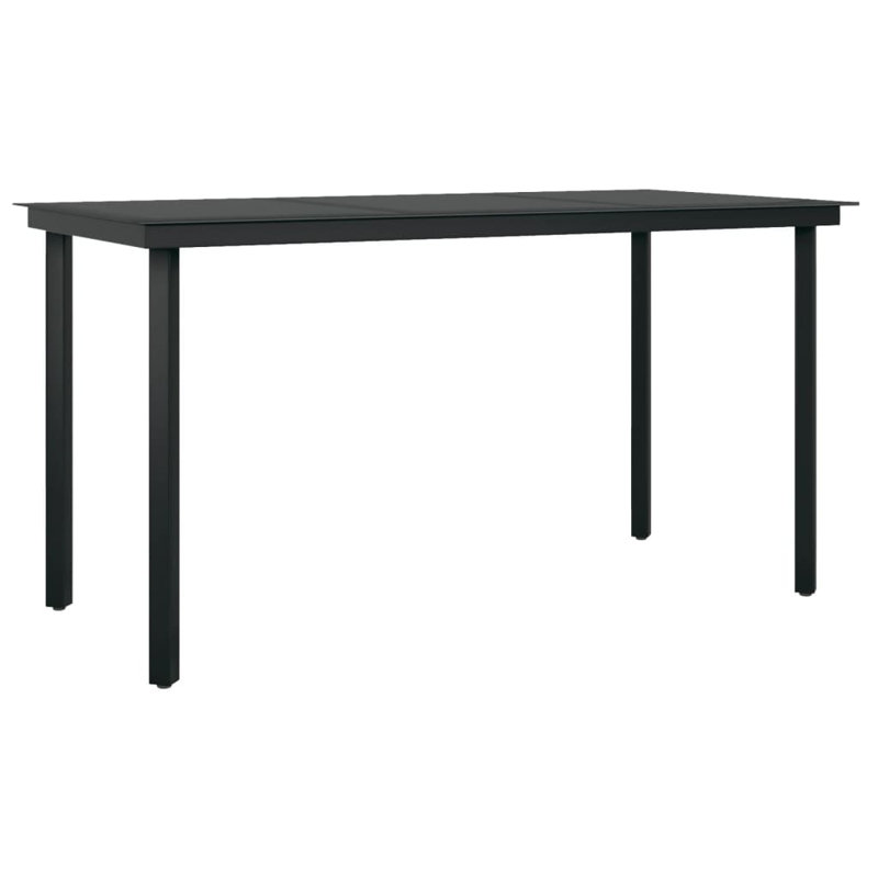 Outdoor Dining Table, 55.1" x 27.6" x 29.1"