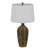 Aurora Table Lamps Set of 2 29"H Antique Bronze Resin 150W E26 3 Way Textured Vase Design White Shades