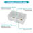 Large 32 Inch Kitchen Sinks, White Fireclay Double Bowl Modern Farmhouse