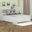 Lit plateforme avec tête de rangement Agnes, USB, lit gigogne et 3 tiroirs Agnes-303788108-303788109