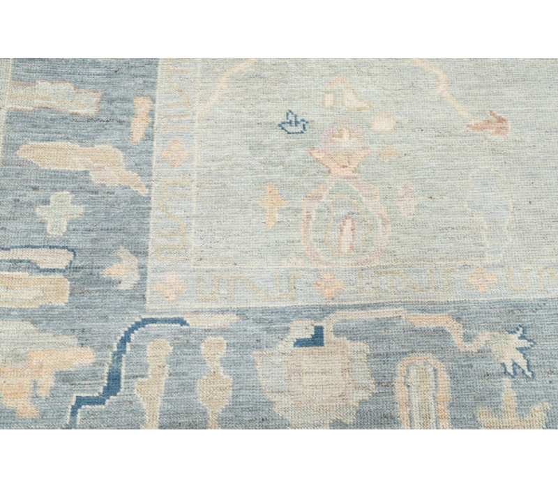 One-of-a-Kind 9'1"X9'11" Area Rug in Beige/Gray/Malibu