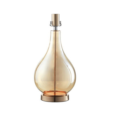 25 Inch Single Table Lamp Base, Decorative Lamp Base