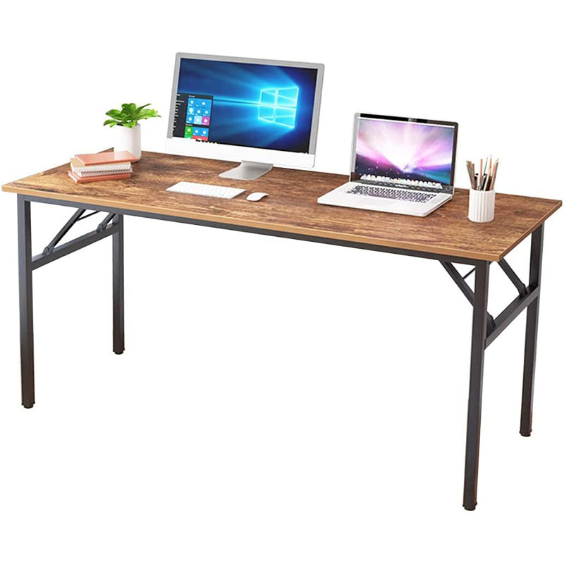 Hauteur de bureau réglable, Brun / noir, H 29,5 po x l 62 po x P 23,6 po