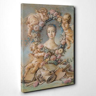 Francois Boucher - Wrapped Canvas Painting