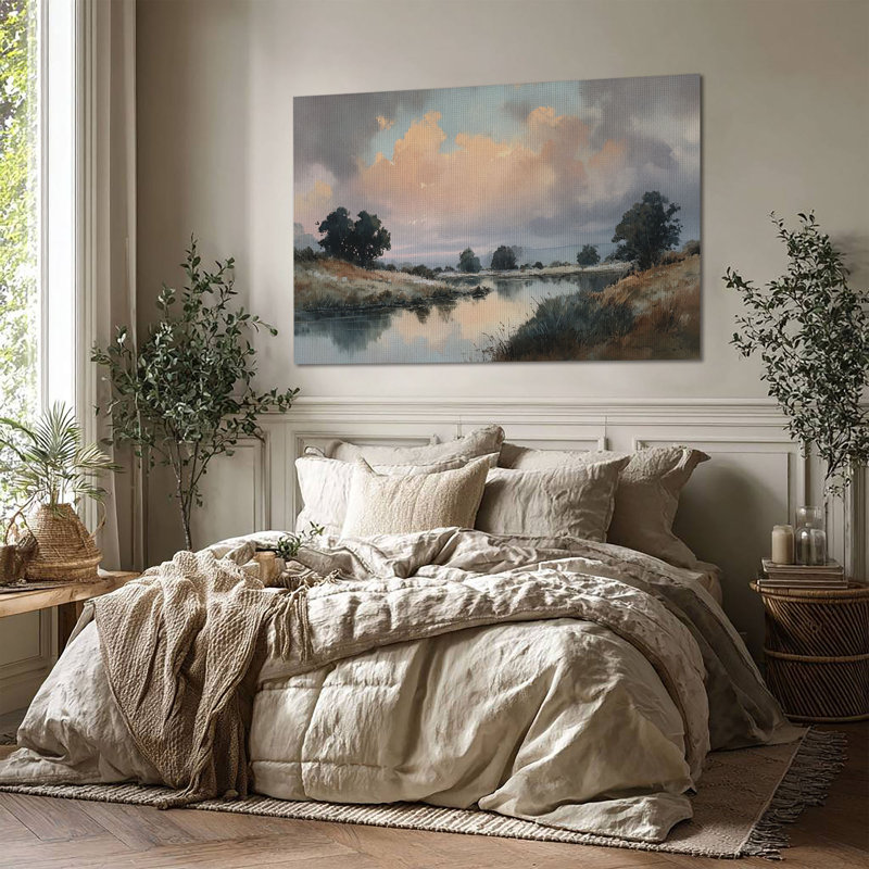 Art mural sur toile Moody Country Landscape, L 36 po x H 24 po