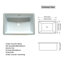 Dessus de meuble-lavabo en marbre 37 pouces-2027526774