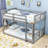 Twin Over Twin Wood Bunk Bed With Guardrails And Ladder-1963229152
