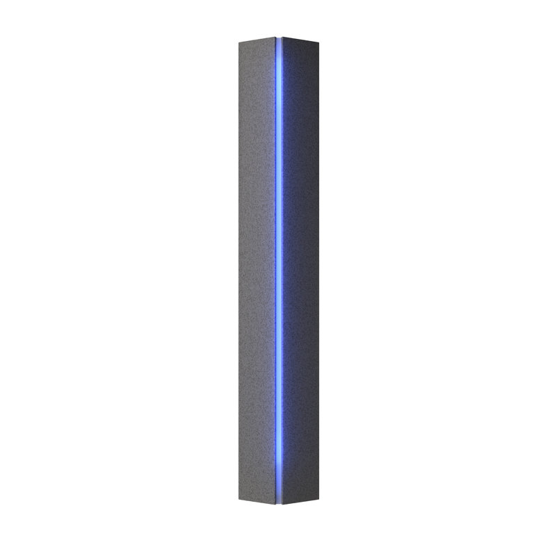 Gallery Dimmable 8 Lbs Flush Mount Scone, Black, Blue