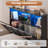 Upholstered Platform Bed Frame Twin Size with Charging Station, 4 Drawers and LED Lights, Heavy Duty, No Box Spring Needed-215176010-202005756