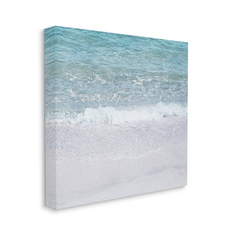 «Highland Dunes Sea Waves On Shore», art de la giclée encadrée par LSR Design Studio, H 24 po x l 24 po x P 1,5 po