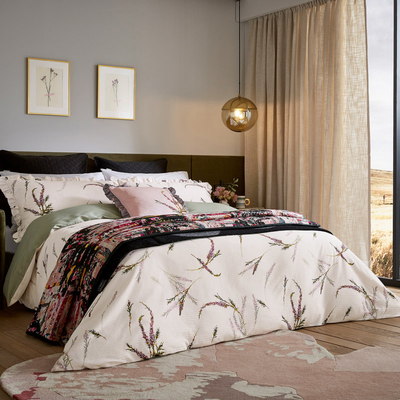 Heather Comforter Set, King Comforter + 2 Standard Shams