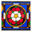 High Tudor Trio Window Panel