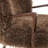 Zerra Faux Shearling Accent Armchair In Brown-712407430