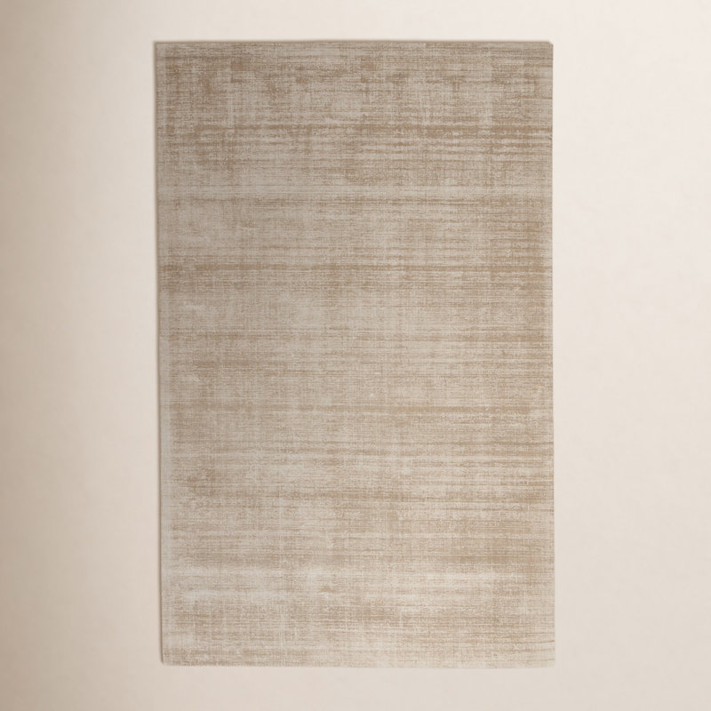 Tapis gris tissé à la main Owens, Rectangle 8 pi x 10 pi