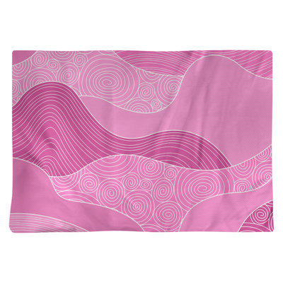 Napperon en coton 18 "classique Waves dessiné à la main