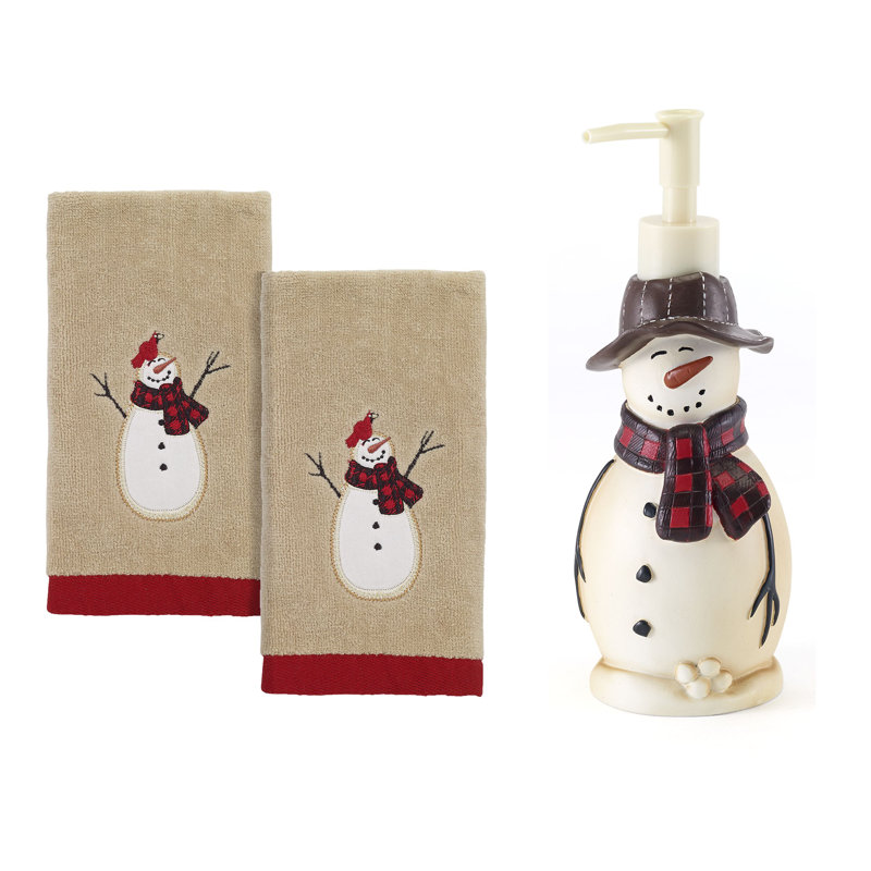 Snowmen Gathering Bath Bathroom Accessory Set