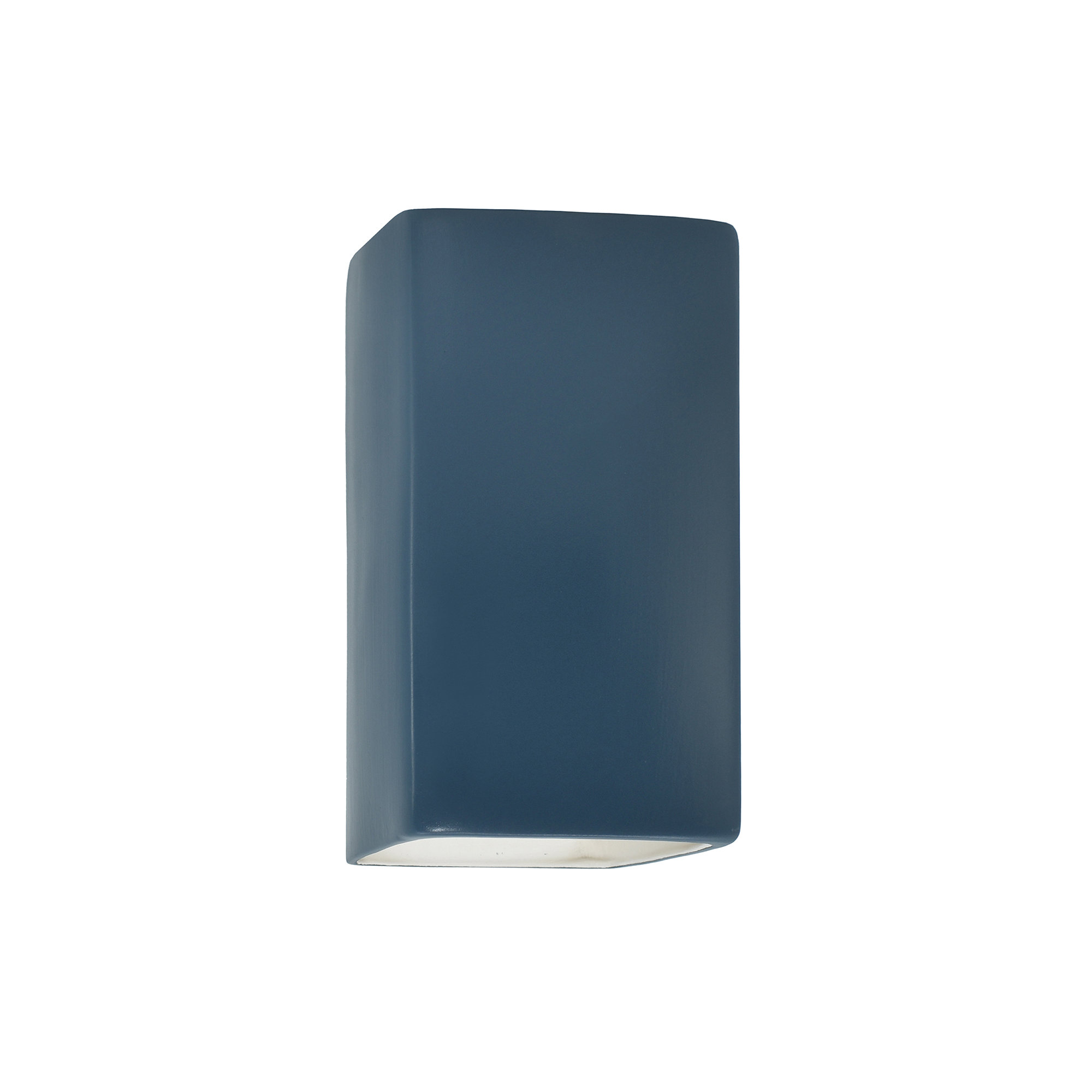 Nomad Outdoor Ceramic LED Wall Light, 13.5" H x 7.25" W x 6.5" D, Midnight Sky, Integrated