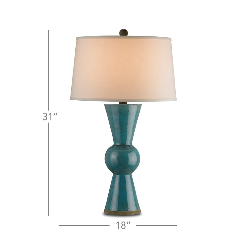 Upbeat Table Lamp, Teal