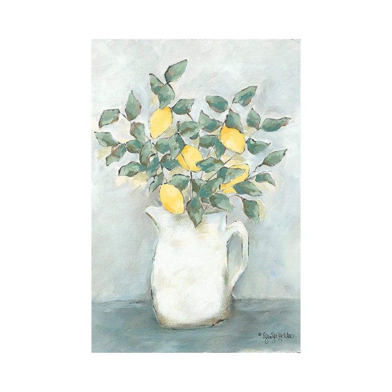 «Fresh Picked» par Jennifer Holden, reproduction d'art sur toile tendue, H 12 po x l 8 po x P 0,75 po, Toile tendue