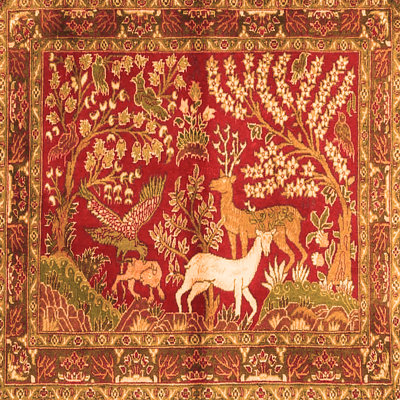Tapis orange