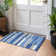 Premium Machine Washable Prisco Blue Rug