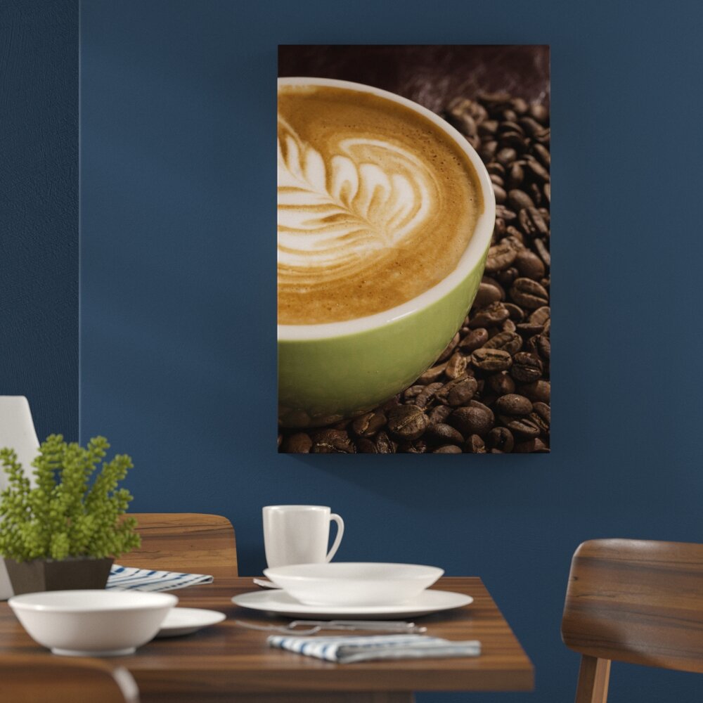 Leinwandbild Coffee Capucino Kaffee Nachmittag, Fotodruck