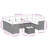Vidaxl Garden Sofa Set Black